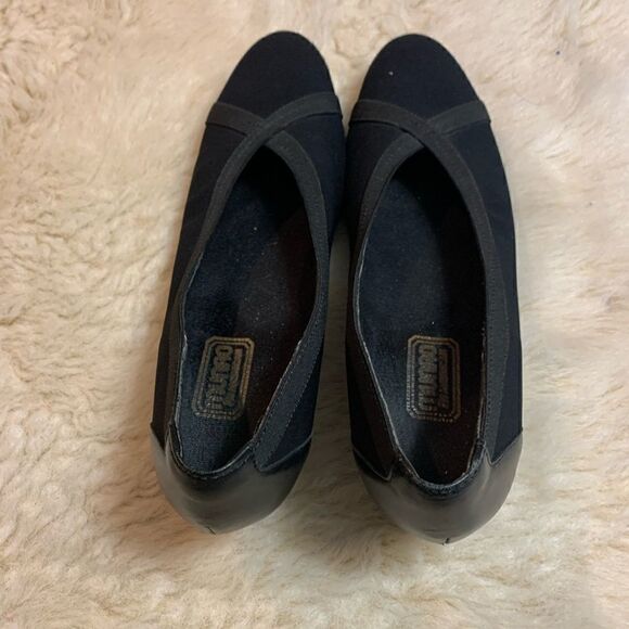 Munro Black Chunky Heels size 9.5 Narrow - Picture 3 of 8